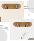 Killer Horizontal Wall Mount Rack Four Pack Heavy Duty Steel Snowboard Skateboard Surfboard Storage Shelf For Awesome Garage Display And Badass Space Saving Dual Purpose on a stylish wall.