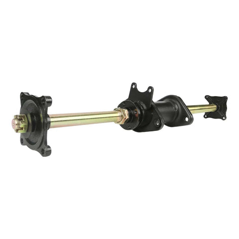32 Inch Rear Axle Kit With Swingarm Bracket And 4 Stud Wheel Hubs 530 32T Sprocket Chain Brake Disc And Caliper Throttle Lever For 110cc ATVs