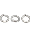 O Ring Assortment Kit 100 Pcs M3 304 Stainless Steel Split Lock Washers And Spring Washers For Fasteners DIY Projects Automotive Hardware Set