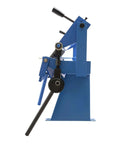 Side view of Heavy Duty 24 Inch Pan And Box Sheet Metal Brake With Removable Fingers For Precise Bends Durable Steel Pan And Box Brake