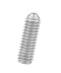 Premium Stainless Steel Ball Plunger Set Screws With Hex Socket Drive and Spring Loaded Design, close-up view.