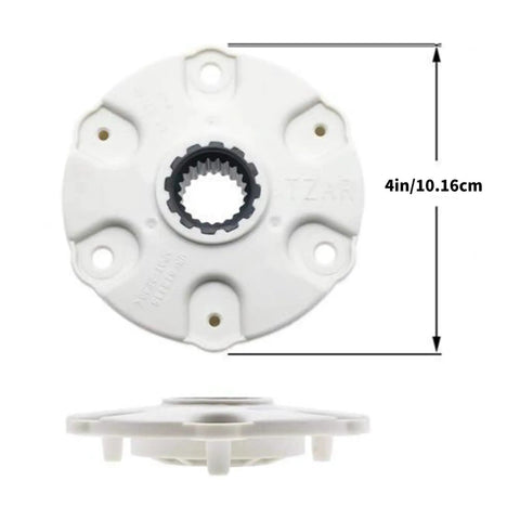 Washing Machine Rotor Assembly Replacement Part For MBF618448 Center Hub, Quiet Operation, Low Vibration, High Speed Stability, Beefy Fit For Most Washers, No Fuss Install, Ideal For Home And Pro Repairs, 4in/10.16cm ABS part