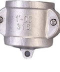 Beefy Heavy Duty 304 Stainless Steel Barb Quick Disconnect Hose Fitting Coupling Connector For Hose And Pump Lines Barbed Adapter BSPT Threads One Half To Two Inches Water Oil Gasoline Salt Water And More Hassle Free Easy To Use Pipe Fittings, 1 1/2 in