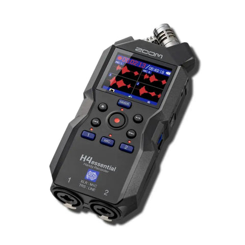 Hustle Ready Podcast Creator Kit Featuring A Sick Four Channel Handheld Recorder with screen display and control buttons.