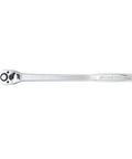 Long Handle 1/2 Inch Drive Ratchet For Pro Grade Heavy Duty Auto Repair And Shop Projects With Smooth 72 Tooth Head