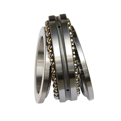 Built Different Precision Double Direction Thrust Ball Bearing For Machine Tools With A Slick Self Aligning Mechanism That Handles Heavy Loads Without Breaking A Sweat, showing steel rings with ball bearings.