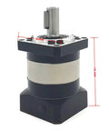 Beefy Planetary Gearbox Speed Reducer 20 To 1 Ratio For Nineteen mm Input Shaft And Eighty mm Servo Motor 750W CNC Lathe Gear Box