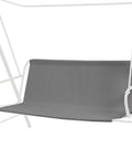 Tough As Nails 600D Oxford Swing Seat Cover For Outdoor Porch And Patio Chairs, Waterproof and Rainproof Cushion Protector, Gray, 58.2x19.7x19.7