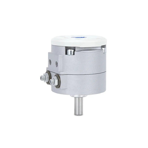 Heavy Duty Air Powered Rotary Actuator Swing Cylinder with smooth swivel motion, showcasing durable metal build for automation tasks.