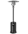 Powerful 50,000 BTU Propane Patio Heater On Wheels For Backyard Hangouts And Outdoor Dining, Easy Ignition, Powder Coated Steel Body