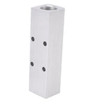 Three Way Five Port Aluminum Air Manifold With One Half Inch NPT Inlet And Four One Quarter Inch NPT Outlets For Pneumatic Tools