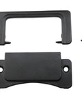3 Inch Black Flush Pull Ring Handle Hidden Recessed Furniture Grip Zinc Alloy Set Of 2 For Cabinets And Drawers Durable Hidden Recessed Hardware components with screw