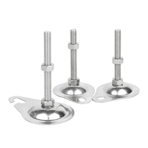 Heavy Duty Adjustable Leveling Feet Cups Engineered With M8 Through M16 Threads From Top Tier 304 Stainless Steel for machine leveling tasks