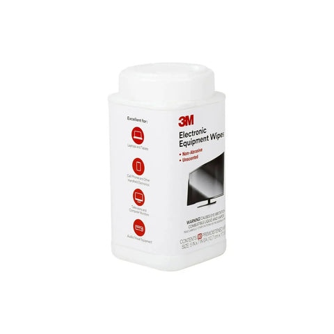Antistatic Wipes, 80 Count Canister For Electronics Cleaning, Premoistened Non Abrasive Safe For Laptops Tablets Smartphones Cameras And More No Residue No Fuss
