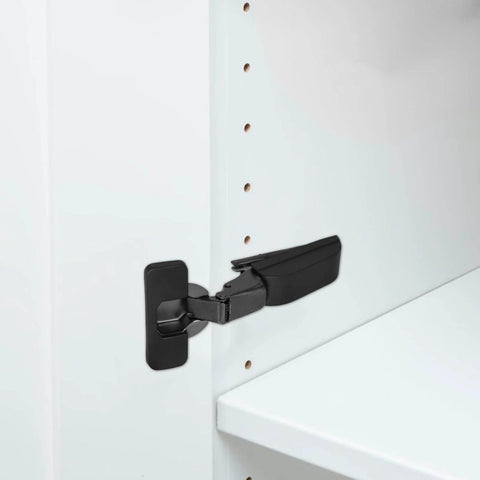 Soft Close Cabinet Door Hinges With Concealed Buffer Damper For Seamless Quiet Closures No Squeak Overlay Style Replacement Hinge installed