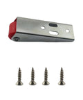4 Pack Smooth As Butter Sliding Door Rollers, No Sweat Wall Mounted Track Pulleys with galvanized bracket and screws.