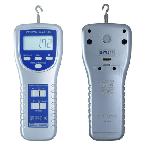Built Different Digital Force Gauge For Push Pull Tension And Compression Testing With Backlit Lcd, displaying 172 on LCD.