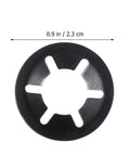 Lock Washers Assortment Kit With Internal Tooth Push On Quick Locking Clips Black Fasteners 0.9 inch for Industrial Use