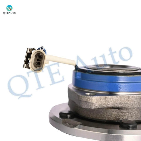 Front Wheel Hub Bearing Assembly Pair for Buick Century, Park Avenue, Regal, showing sensor connector close-up