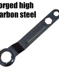 Heavy Duty Angle Grinder Wrench Tool Built Like A Tank With Thickened Four Claws for gripping locknuts tightly.