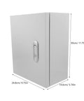 Durable Plastic Electrical Junction Box 25 By 30 By 14 Cm Vertical Enclosure for power distribution, weatherproof, surge protection