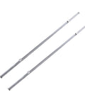 High Precision SBR16 Linear Guide Rail Pair Featuring 2200mm Heat Treated Carbon Steel Shafts With Butter Smooth Four Point Bearings.