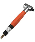 Right Angle Pneumatic Grinder Pen With 90 Degree Air Die Grinding Tool features an orange grip and metal design for precision metal prep.