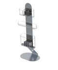Magnetic Desk Organizer Set With Modular Stand Metal Construction Three Trays And Pen Holder for office use