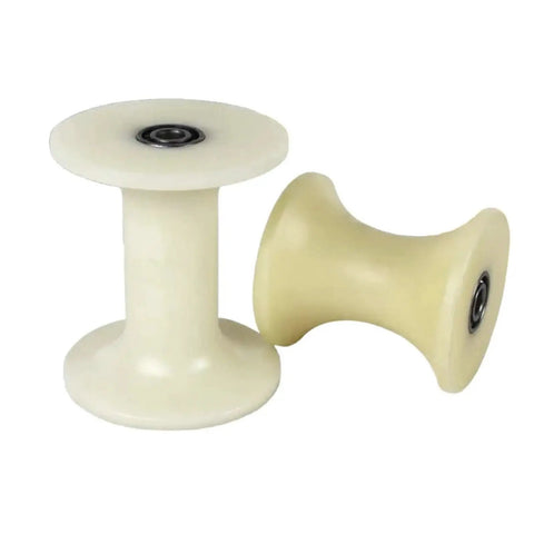 Heavy Duty U Shape Pulley Roller Guide Wheel, durable plastic, features steel bearing, ideal for smooth linear motion in garages.