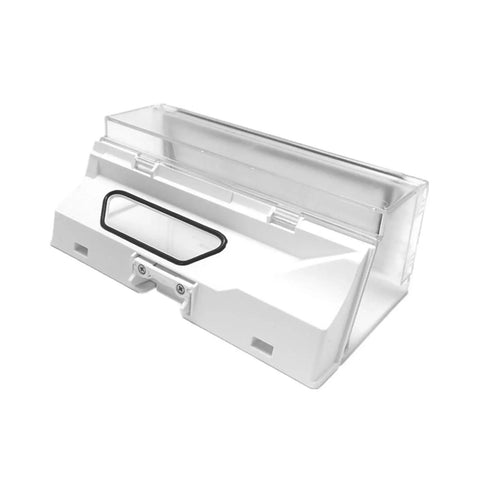 Premium Replacement Dust Box For Roborock S5 S50 S51 S55 S6 T6 Robot Vacuum Cleaner, transparent dust bin with easy detach feature.