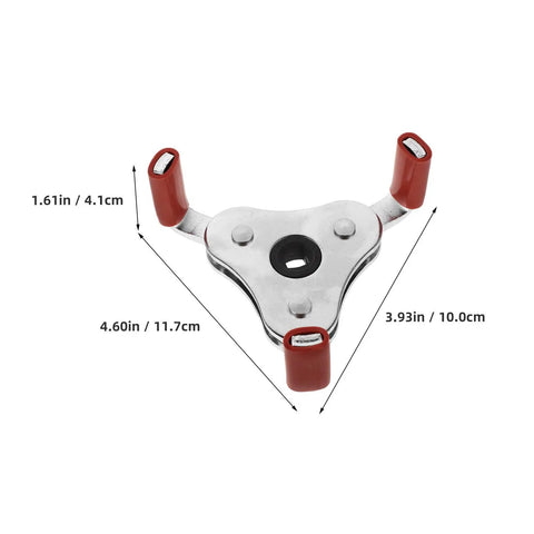 Pro Specs Smoke Transducer Assembly Tool With Detachable Wrench Head, alloy grip, compact design for fire alarm maintenance.