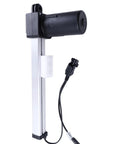 Mulin Compatible Electric Linear Actuator Motor ML8-350 for recliners with 200mm stroke, shown vertically with cable attached
