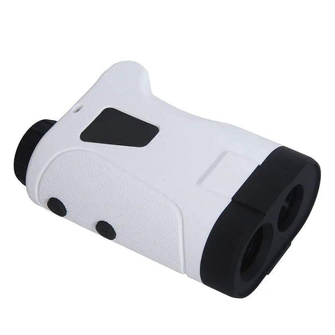 Heavy Duty Binocular Rangefinder With Built In Slope Correction Mode And Laser Distance Meter, white design, precise optics.