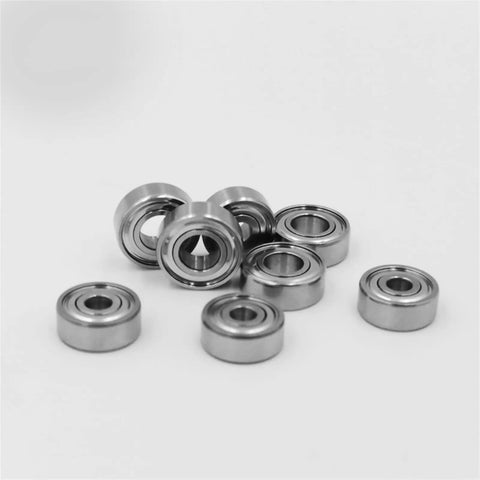 Heavy Duty Sealed Ceramic Ball Bearings For Electric Bikes And Skateboard Trucks High Precision Zirconia Rollers in silver and black colors.