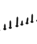 300 Pcs Self Tapping Screws Cross Pan Head Set In Carbon Steel M3 Black arranged in descending order.