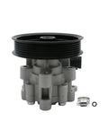 Hardcore Durable Power Steering Pump With Pulley for Jeep Grand Cherokee and Commander 5 7L, view from the front with clamp and O ring.