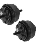 Premium Front Engine Mount Pair Set Compatible With Chevy GMC 4.2L L6, heavy-duty rubber mounts for 2002-2009 models.