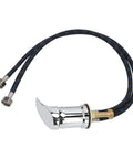 Commercial Grade Barbershop Shampoo Basin Faucet Mixing Valve featuring slick ceramic drip free control and go anywhere flex hose.