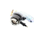 Heavy Duty Hydraulic Throwout Bearing And Hose Installation Kit For Chevy Gm Three Four Speed Manuals showing hydraulic bearing with stainless hose.