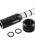 Adjustable Bicycle Handlebar Riser Stem Extension Up To 60 Mm For Mountain Bikes, Aluminum Alloy Height Adapter With 28.6 Mm Clamp