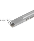 Top Shelf M2.5 Metric Spiral Machine Screw Tap With 0.45 Pitch And Titanium Coating for precise threading, 2.2mm size.