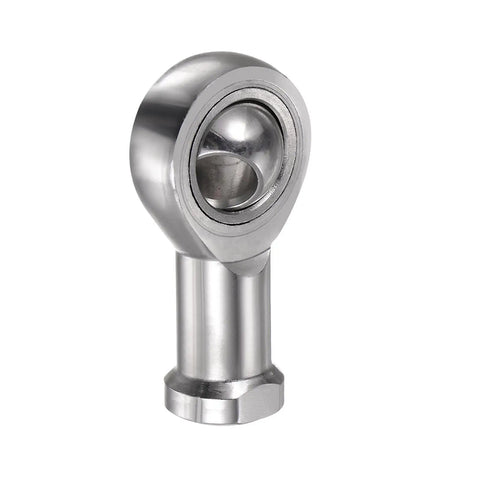 Hardcore M10 Rod End Bearing With Female Right Hand Thread Stainless Steel Build Includes Slick Jam Nut Drop Dead Accurate And Corrosion Proof For Heavy Load Auto And Truck Rigs, showcasing the stainless steel finish and design.