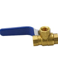 Heavy Duty 3 Way Brass Ball Valve With LT Bore Internal Thread 16 Bar Pressure Rating For Water Oil And Gas Plumbing Installs