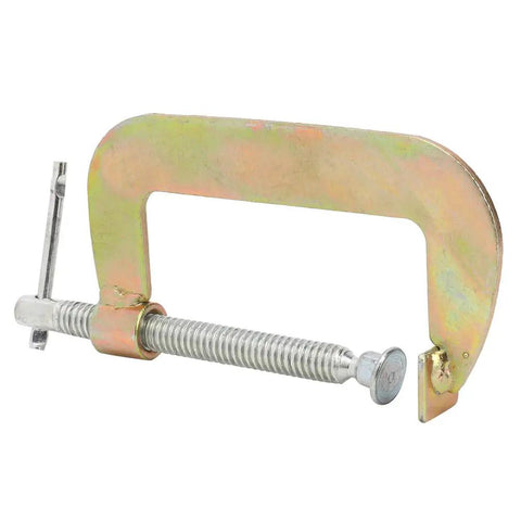 Heavy Duty 12 Inch C Clamp With Deep Hold And Wide Clamping Range Tool For Woodworking And Welding Heat Treated Fixture In Carbon Steel And Cast Iron G Type Clamping Grip For Secure Boards And Parts 1 Pack, 12-inch steel clamp