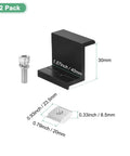 Kickass 12 Pack Solar Panel Z Clips Built Damn Tough With Corrosion Free Anodized Aluminum For Roof Boat Rv And Off Grid Projects No Sweat Install holds 1.57x1.57 inch z clips with bolts.