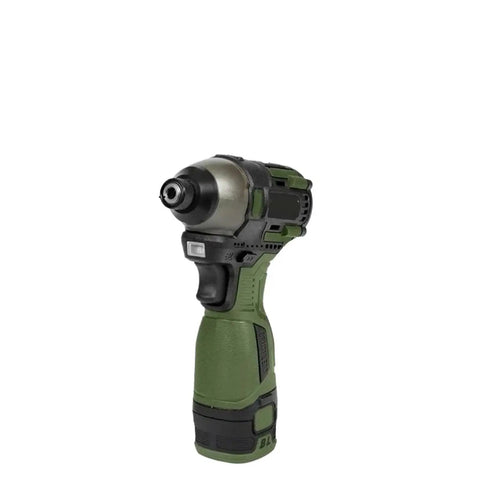 Built Like A Tank Cordless Brushless Workhorse Punching Out 140 Nm Of Knockout Impact Torque Through A Sturdy Metal Ratchet Chuck Engineered To Crush Any Job Site Task Efficiently, green cordless drill.
