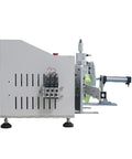 Automatic Electric Wire Winding Reel With Digital Touch Screen 4 In 1 Coiling Station side view showing heavy duty construction and controls.