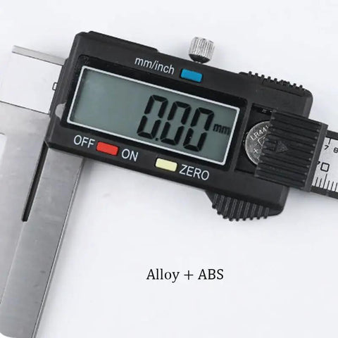 KKIUUUYTGT External Groove 150 Inner Hole Internal Measuring Caliper with digital display and stainless steel beam.