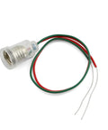 Heavy Duty E10 Screw Lamp Holder With Wire Nickel Socket For Small Bulbs 110V Test Rig, clear socket with wires.