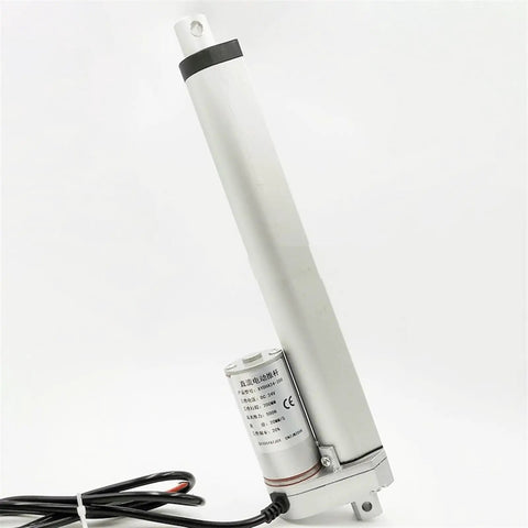 Rugged 12V 24V DC Electric Linear Actuator Heavy Duty Workhorse High Torque Gearmotor with smooth precision motion control.